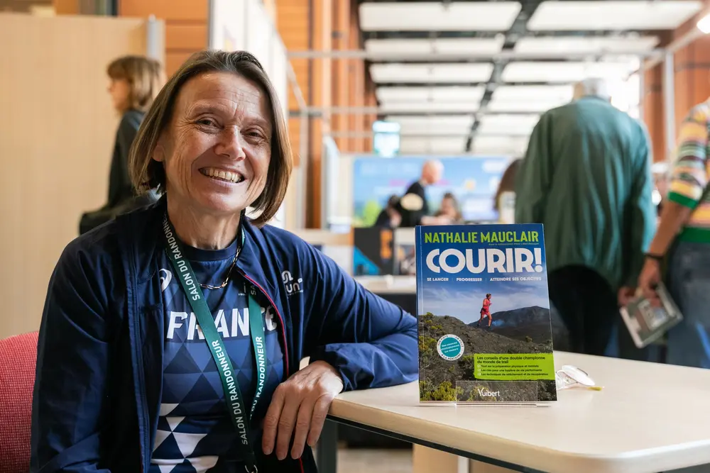 Nathalie Mauclair, double championne de france de trail et son livre Courir Fanny Gaudin