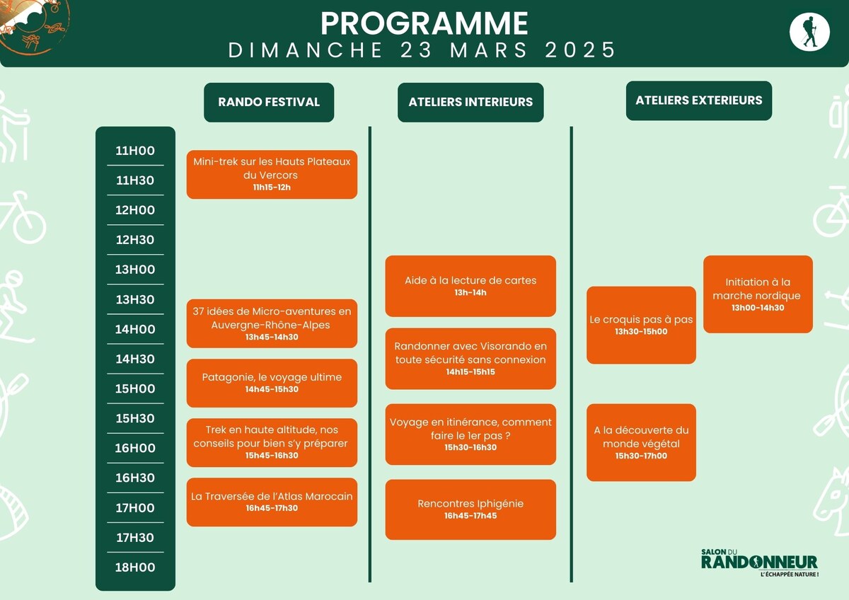 programme dimanche 23 mars 2025