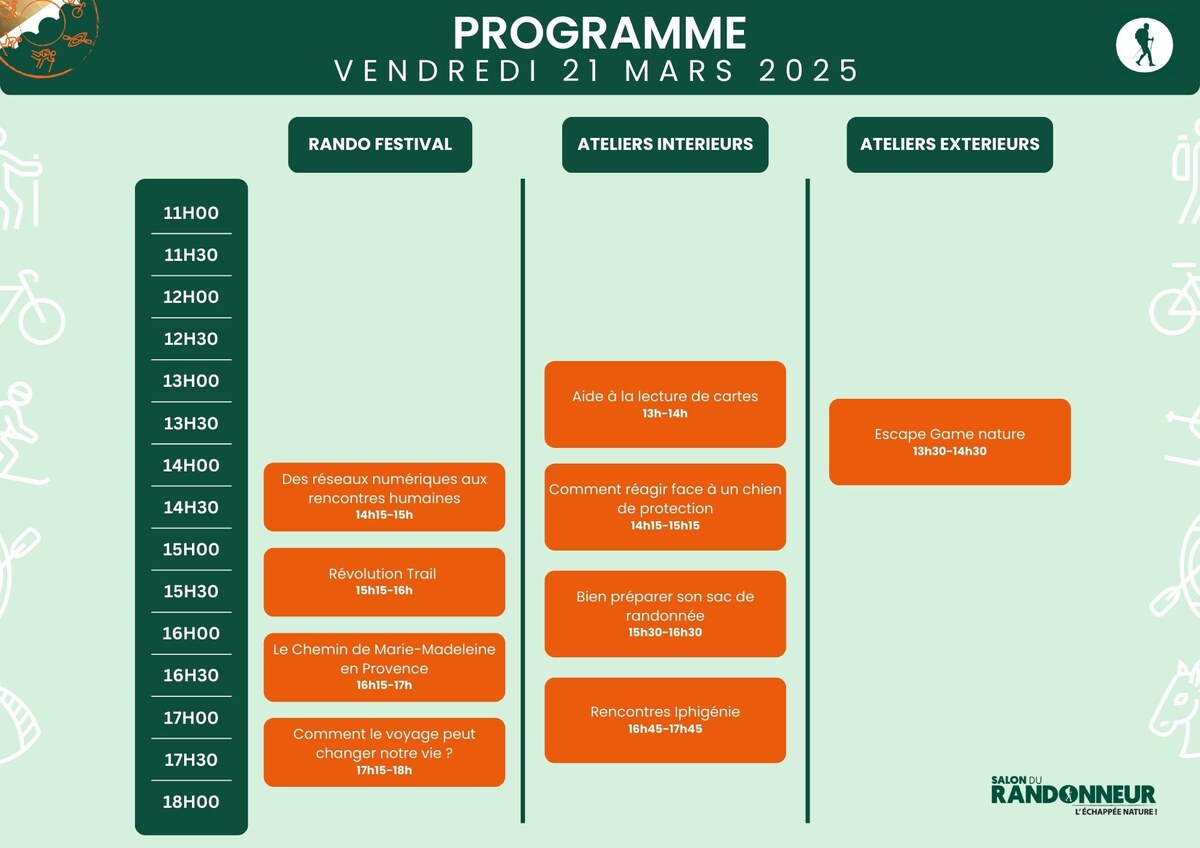 programme vendredi 21 mars 2025