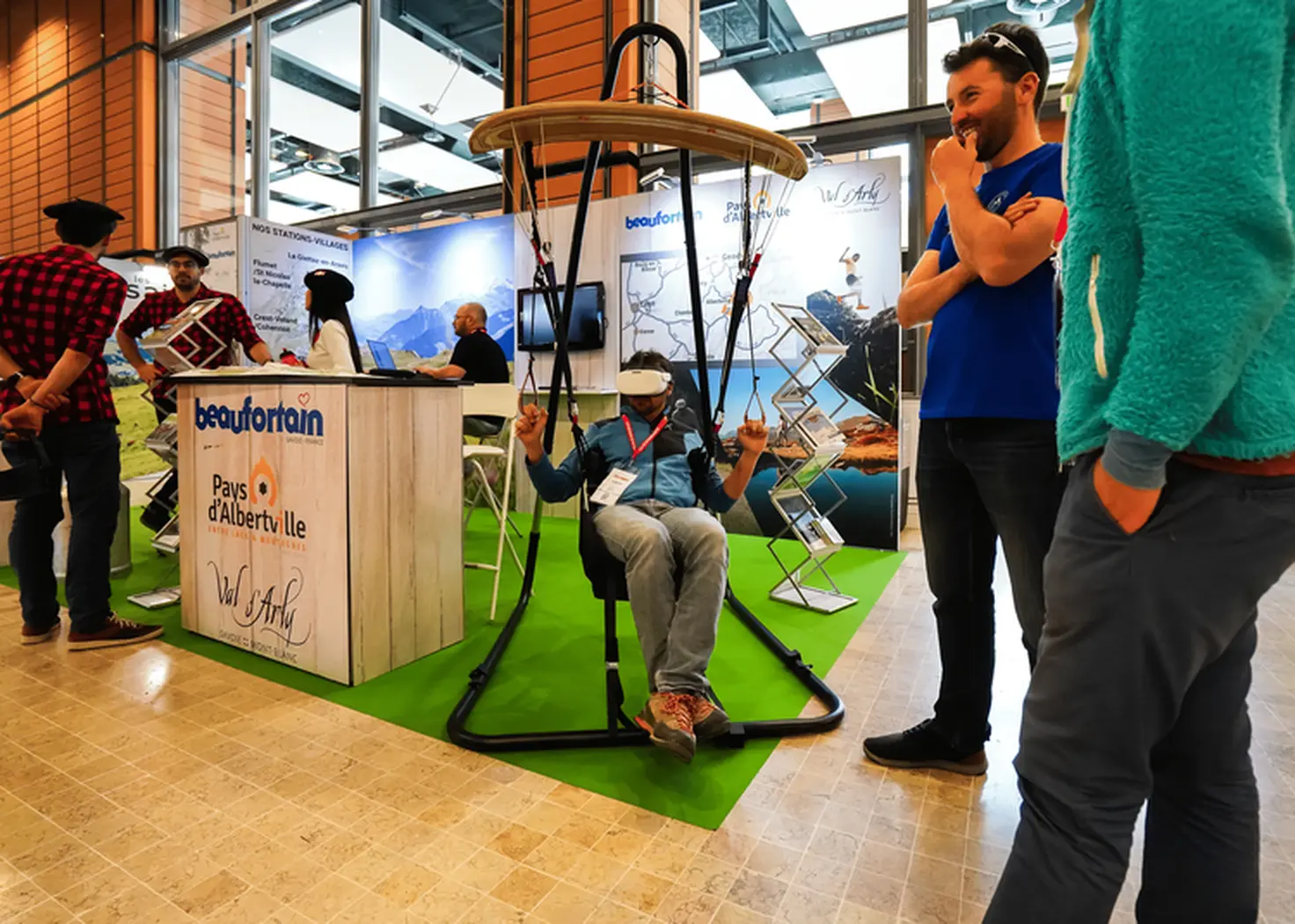 Stand du salon du randonneur