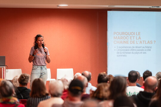 Conférence durant le salon